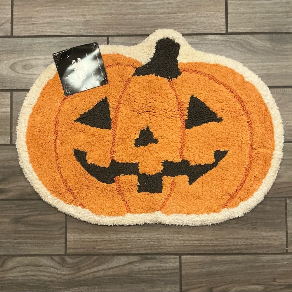 Halloween Collection 21x28 Halloween Jack O Lantern Bath Rug